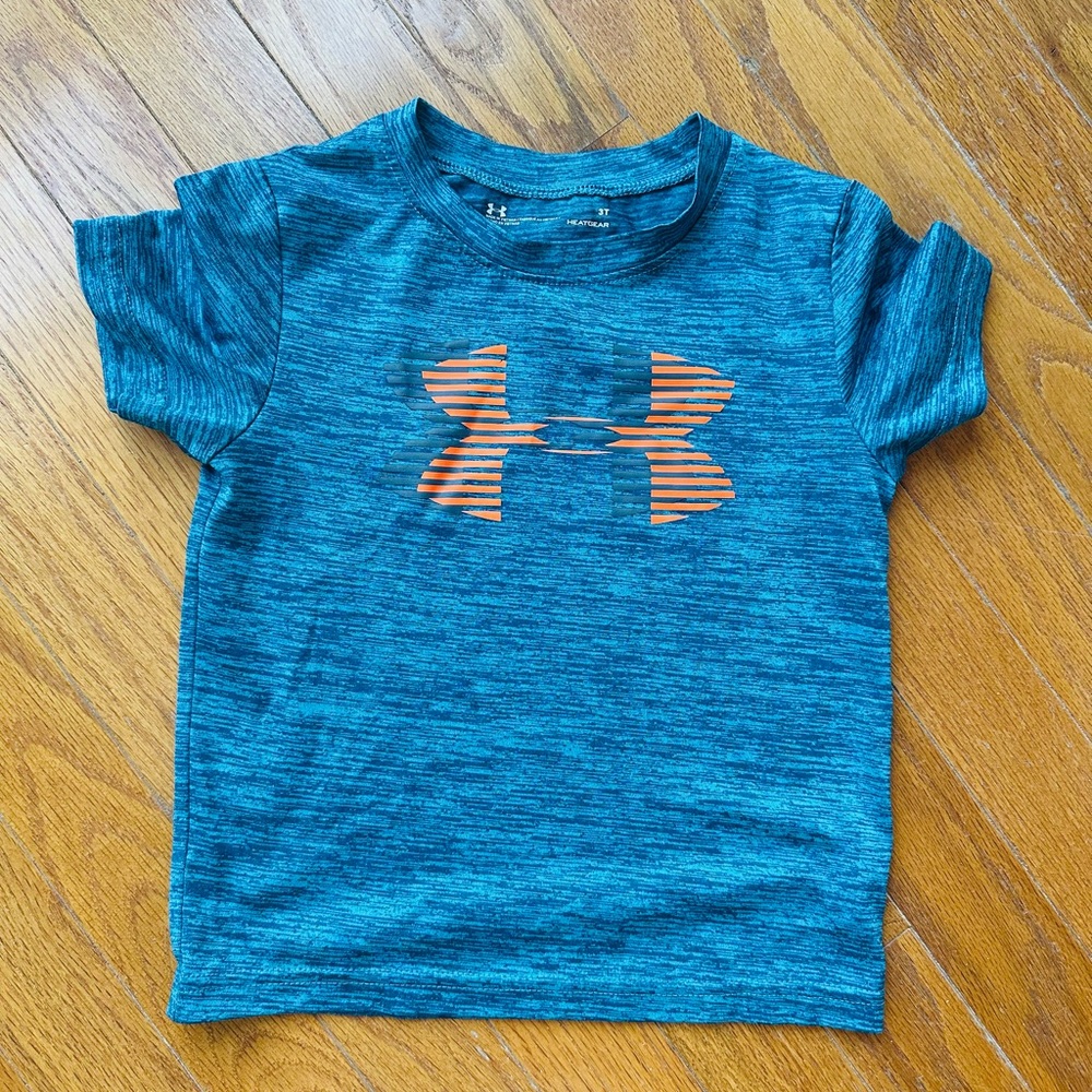 Under Armour Teal and Orange Toddler Tee